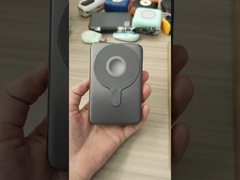 3 em 1 Magnetic Power Bank com estande criativo