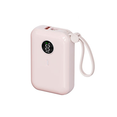 Bom preço. Mini Power Bank compacto de 10000mAh com 21700 Bateria Design ABS leve e PD20W de saída on-line