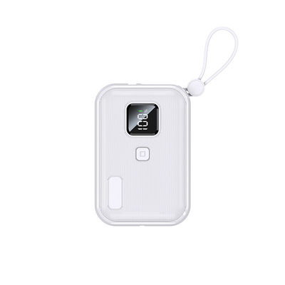 5W/7.5W Wireless Mini Power Bank 10000mAh Carregamento Tipo C Input Output Design de PC ABS leve