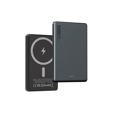 Bom preço. Ultra Slim Powerbank Carregamento sem fio 5000mAh Com Abs Pc Tipo C 5V/2.4A saída on-line
