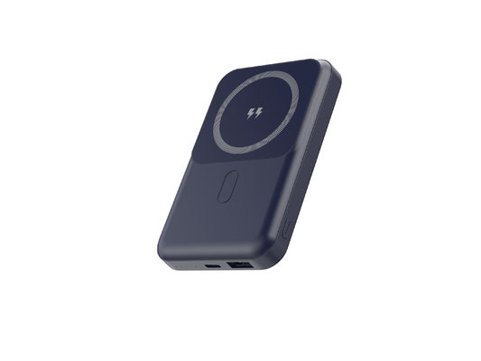 Carregamento sem fio Magnet Power Bank com 7.5W de saída Li Polymer Battery ABS PC Fireproof