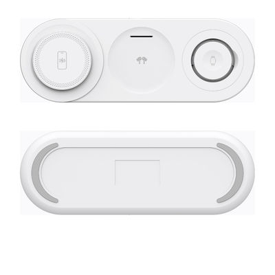 Carregamento Carregador sem fio 3 em 1 Tipo C Input Multicolor Design 1m Cable para vários dispositivos