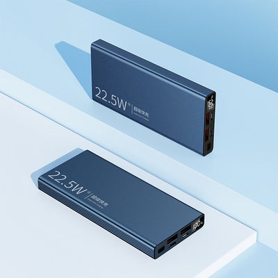 Banco de energia de células de polímero de compatibilidade universal de 10000 mAh com saídas de tipo C e micro