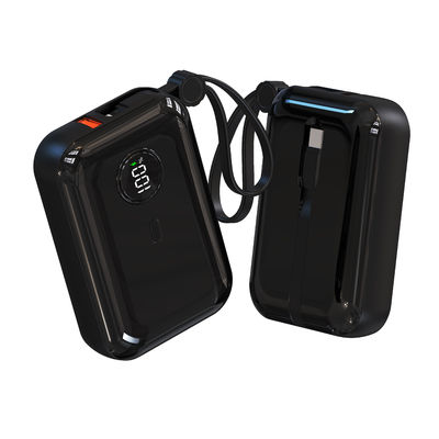 Bom preço. Banco de energia ABS PC Universal de 10000 mAh com cabos embutidos on-line