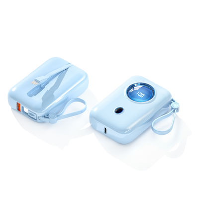 Bom preço. 10000mAh Mini Power Bank Leve com Tipo C PD22.5W on-line