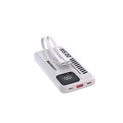 Bom preço. Powerbank portátil de carregamento rápido branco com saída de cabo de relâmpago 5V 2.4A on-line