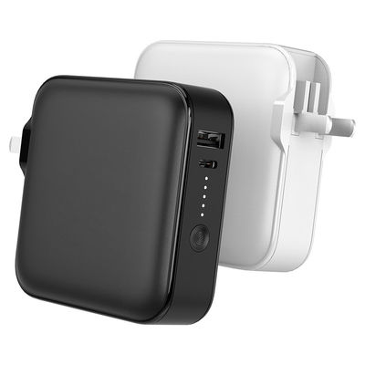 Bom preço. Banco de alimentação de enchufe de parede com PD22.5W de tensão de saída Indicador de LED de proteção contra curto-circuito on-line