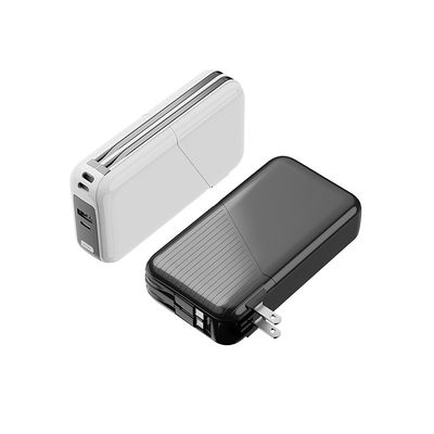 Bom preço. 20000mAh White Wall Plug Power Bank para vários dispositivos on-line